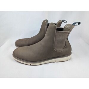Swims Men 9 Motion Chelsea Boots Taupe Suede Waterproof All Weather Slip On Gorp